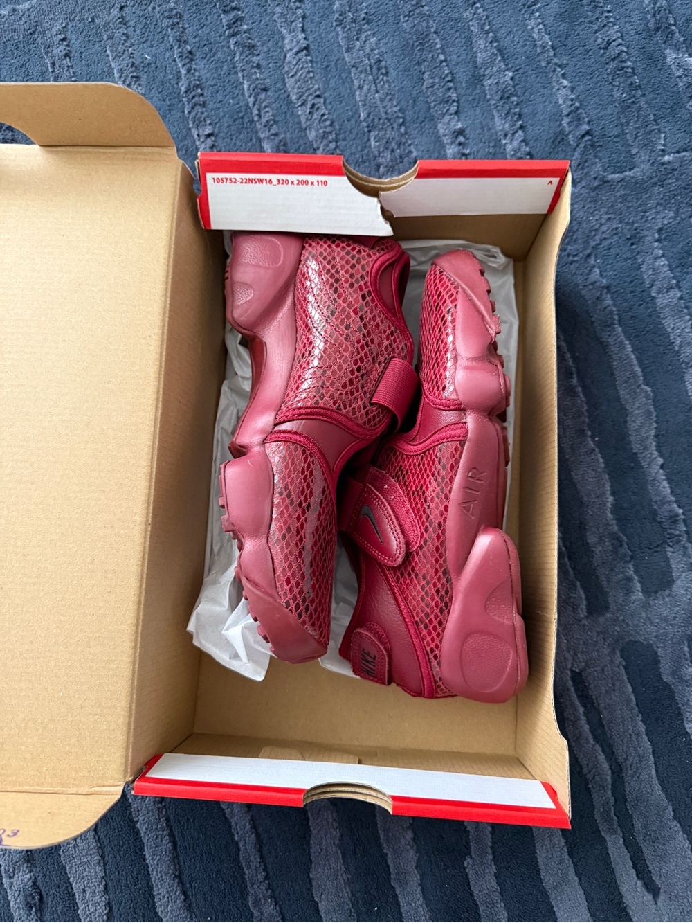Nike Air Rift Women’s Team Red IM5739-600 Size 8 New In Box